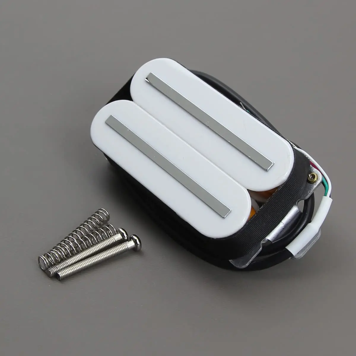 FLEOR Neck Humbucker Pickup Ceramic White | Dual Rail, 7-8K Resistance - view 3