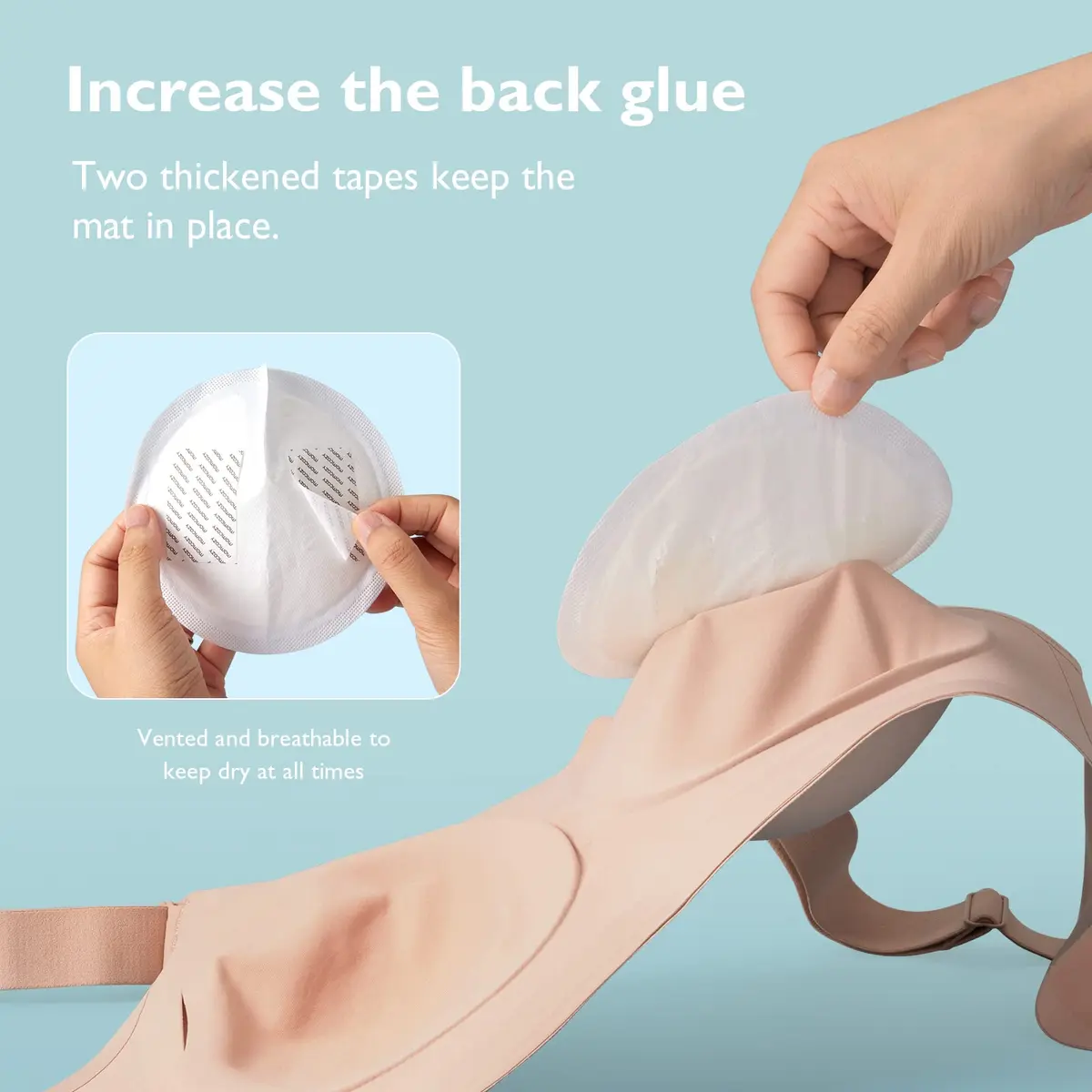 Momcozy Ultra-Thin Disposable Nursing Pads 120 Count | Breathable, Ultra-Absorbent, No-Leak - view 8