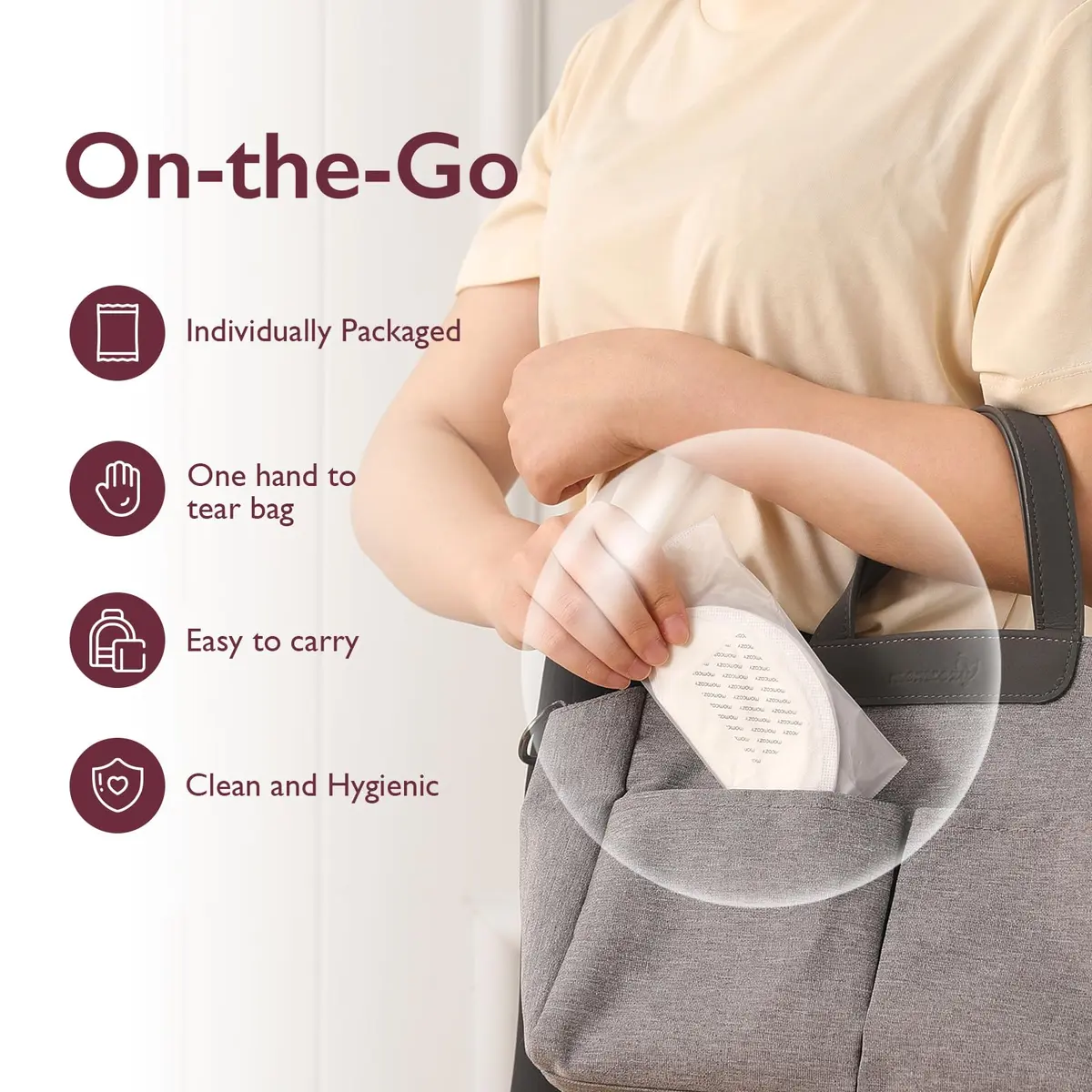 Momcozy Ultra-Thin Disposable Nursing Pads 60 Count | Ultra-Absorbent No-Leak - view 8