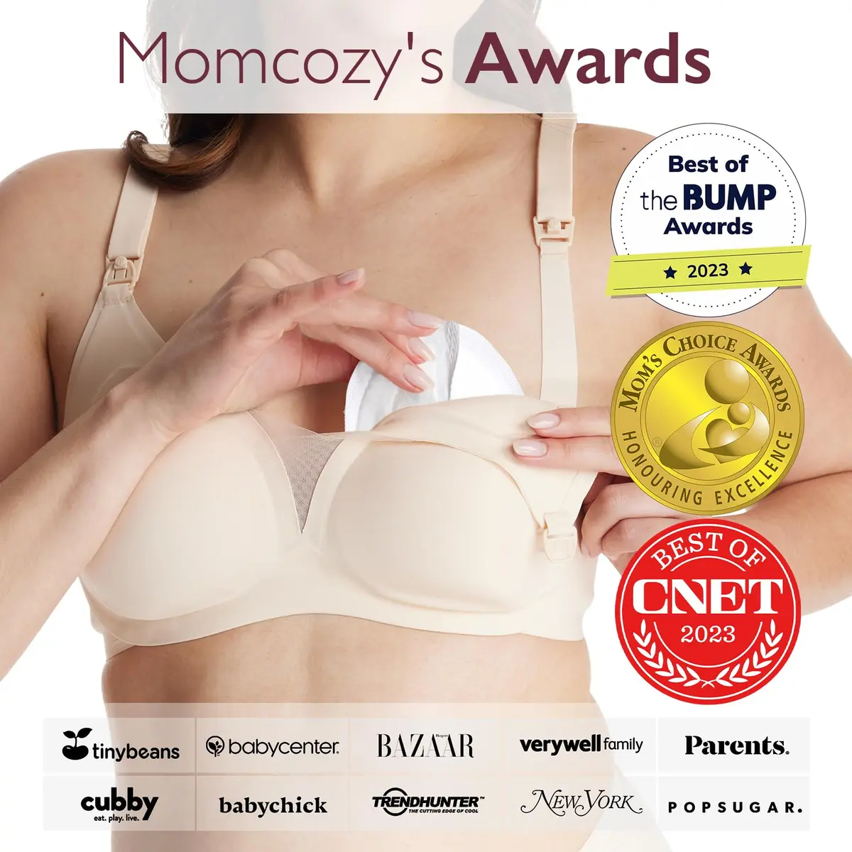 Momcozy Ultra-Thin Disposable Nursing Pads 60 Count | Ultra-Absorbent No-Leak - view 3