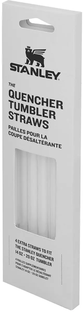 Stanley Quencher Tumbler Straws for 14 or 20 oz | BPA-Free Stainless Steel Replacement Straws (4-Pack) - view 2