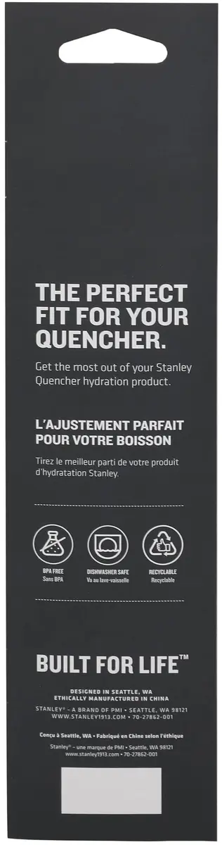 Stanley Quencher Tumbler Straws for 14 or 20 oz | BPA-Free Stainless Steel Replacement Straws (4-Pack) - view 3