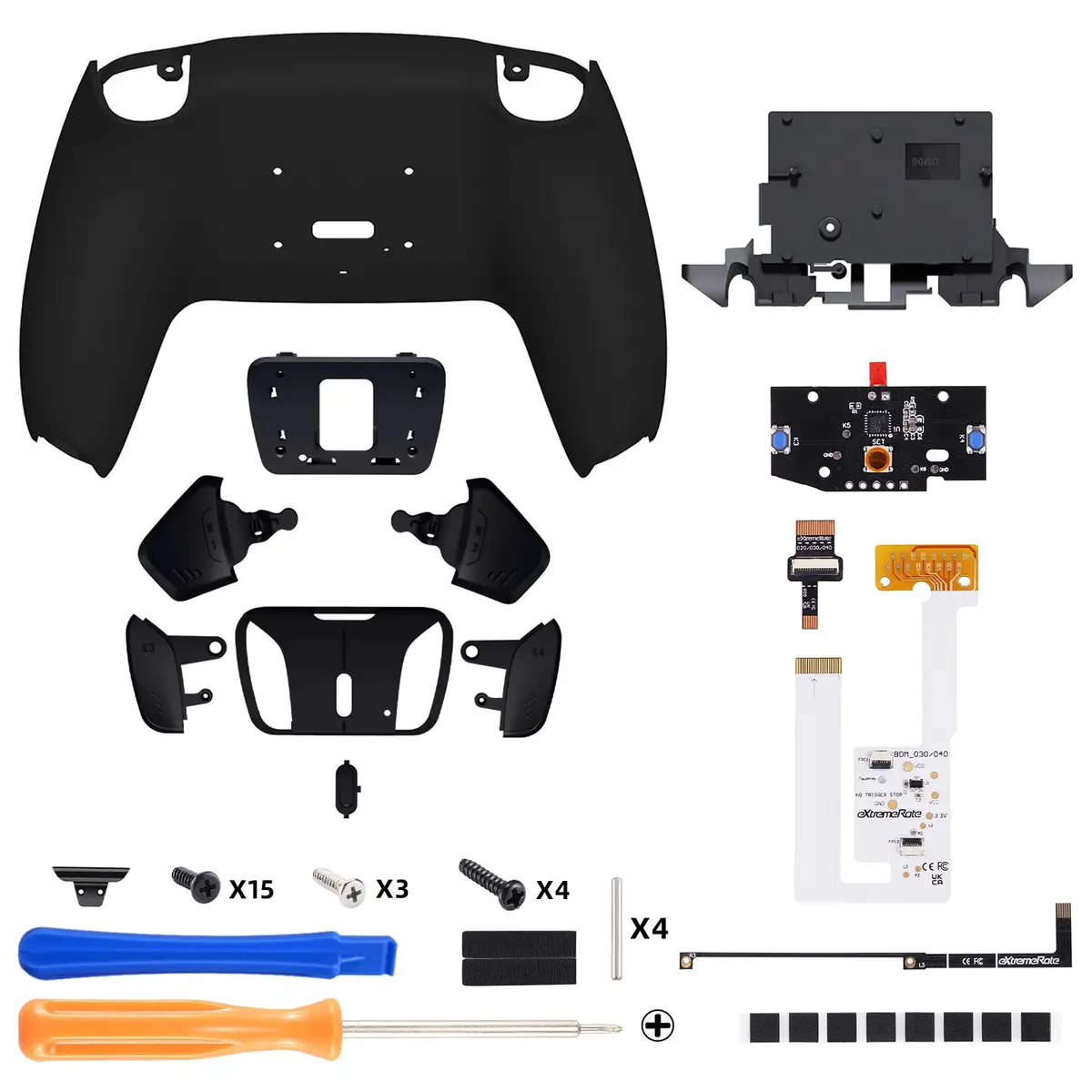 eXtremeRate Back Paddles Programable RISE4 V4 Remap Kit for PS5 Controller BDM-030 040 050 060 | Professional eSports Upgrade - view 3