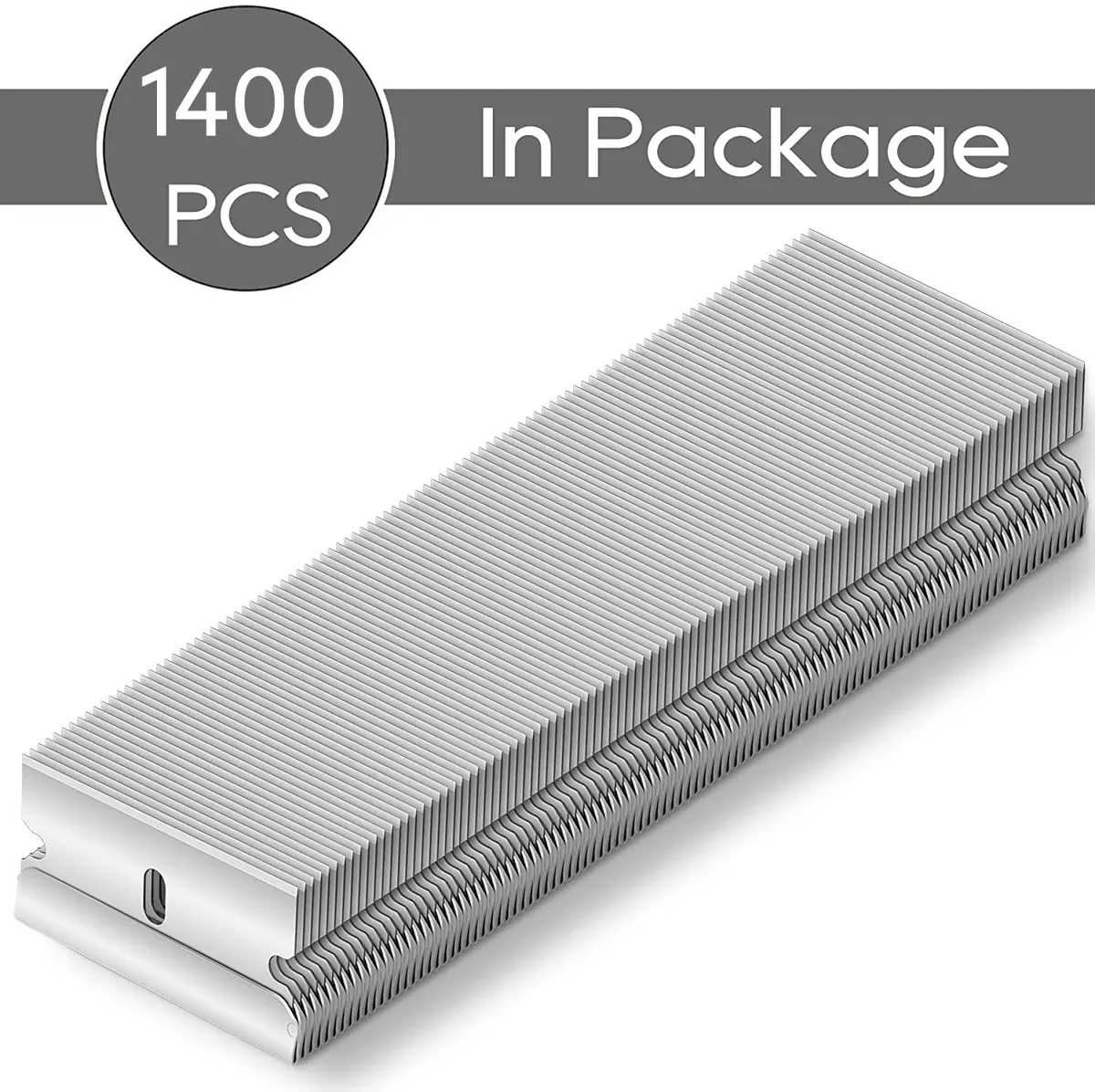 REXBETI 1400-Pack Single Edge Razor Blades | Heavy-Duty Steel for Industrial & Household Use - view 9