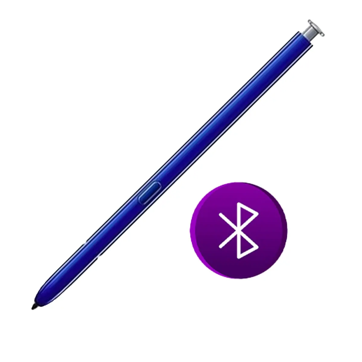 LiXiongBao Replacement S Pen for Samsung Galaxy Note 10 & Note 10+ Aura Glow Silver | 4096 Pressure Levels - view 2