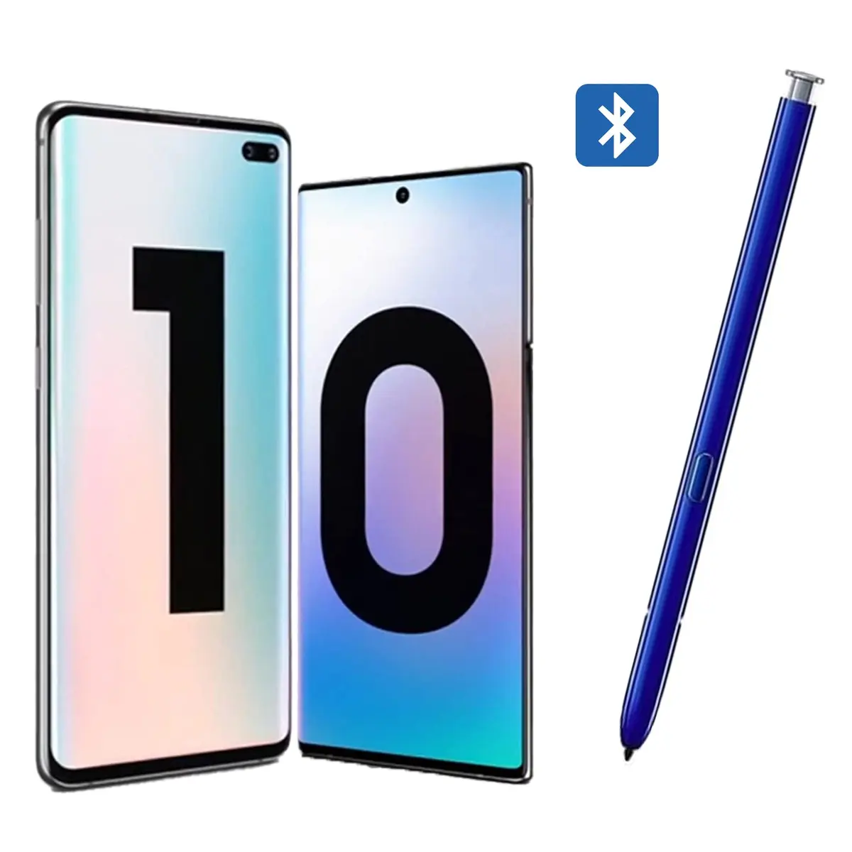 LiXiongBao Replacement S Pen for Samsung Galaxy Note 10 & Note 10+ Aura Glow Silver | 4096 Pressure Levels - view 3