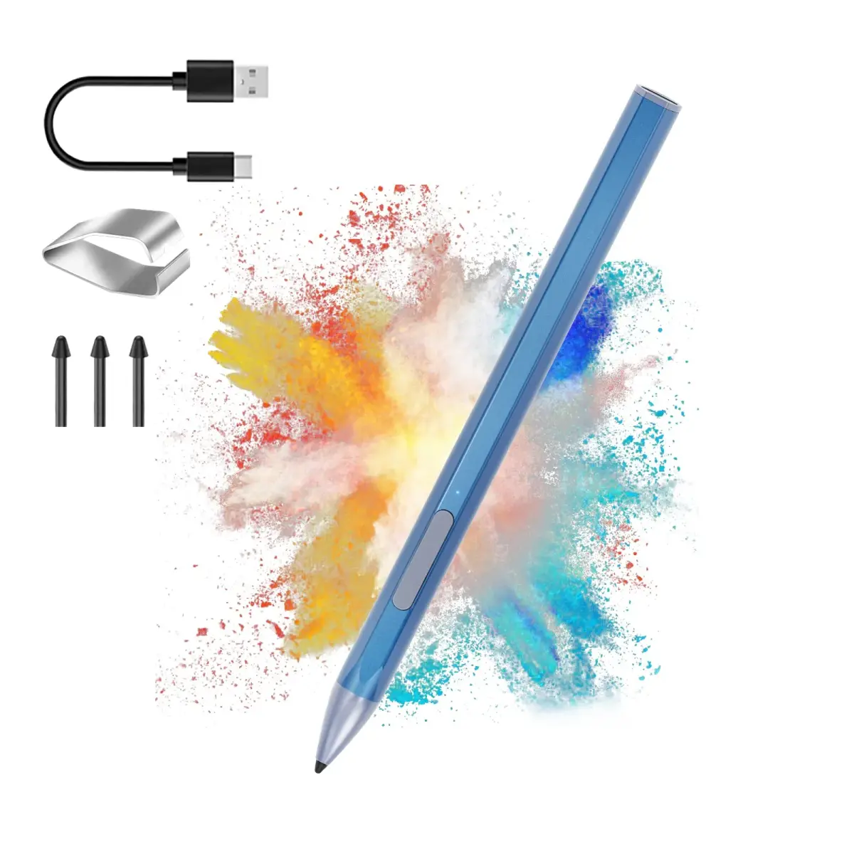 SSS·GRGB Blue MPP 2.0 Stylus Pen with Tilt Sensitivity & 4096 Pressure Sensitivity | Compatible with select ASUS Laptops - main product image