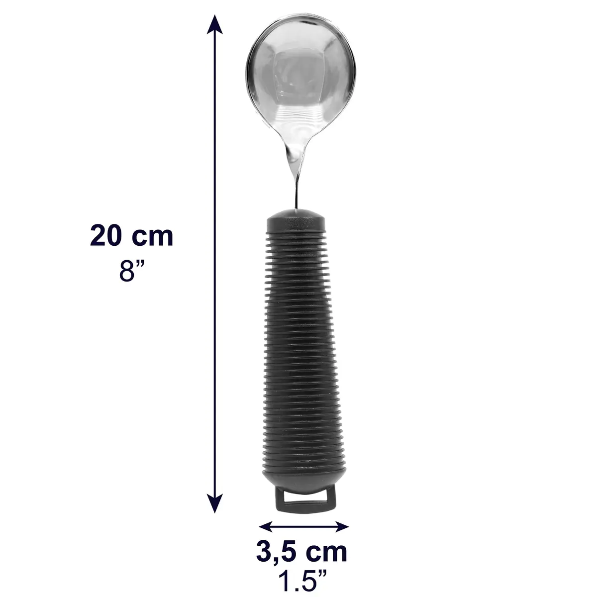 KMINA Adaptive Spoon for Arthritic Hands & Parkinsons | Bendable, Swivel, Non-Slip Handle - view 5