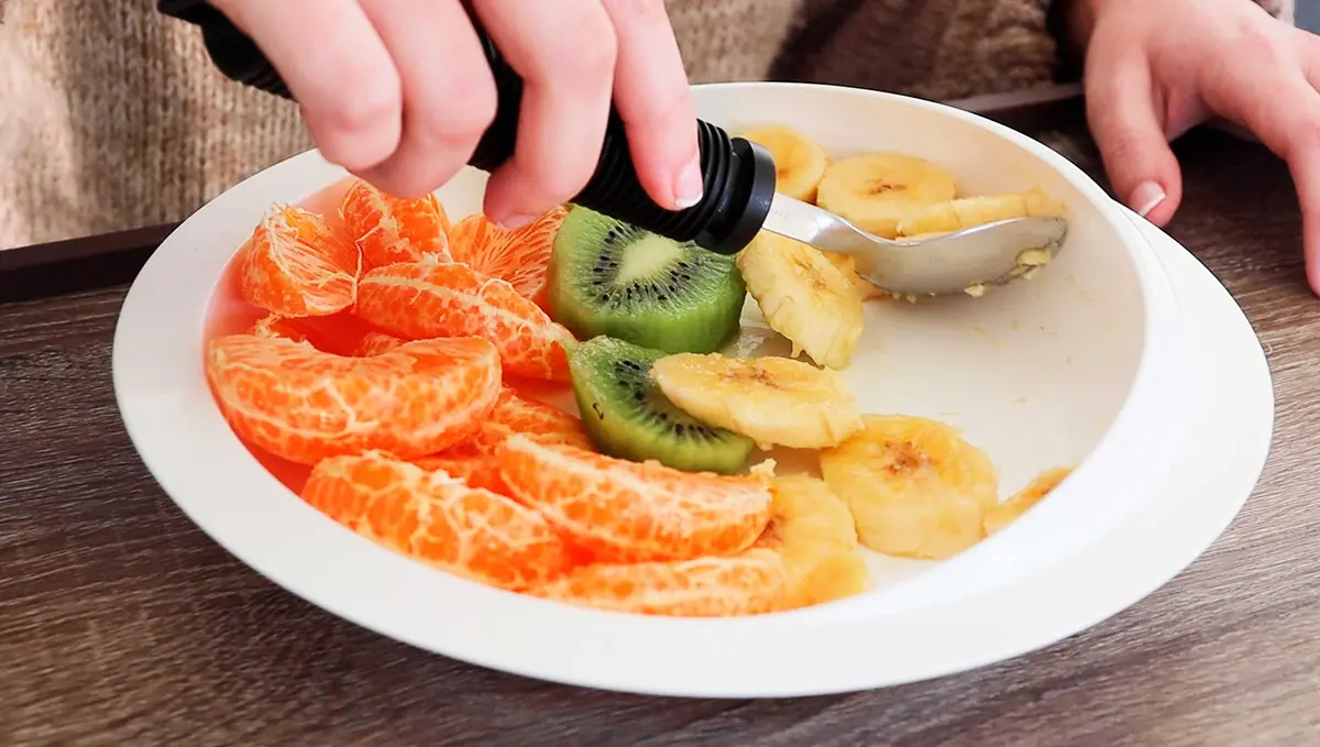 KMINA Adaptive Spoon for Arthritic Hands & Parkinsons | Bendable, Swivel, Non-Slip Handle - view 6