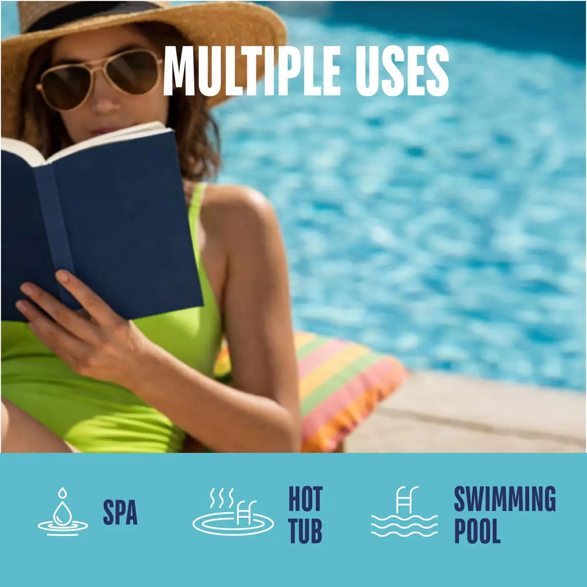 JNW Direct Pool Test Strips 150 Pack | 7-in-1 Water Test for Pools & Spas - view 6