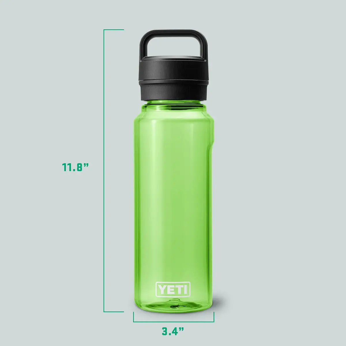 YETI Yonder 1L/34 oz Water Bottle with Leakproof Yonder Chug Cap, Canopy Green | Lightweight & Shatter Resistant - view 4