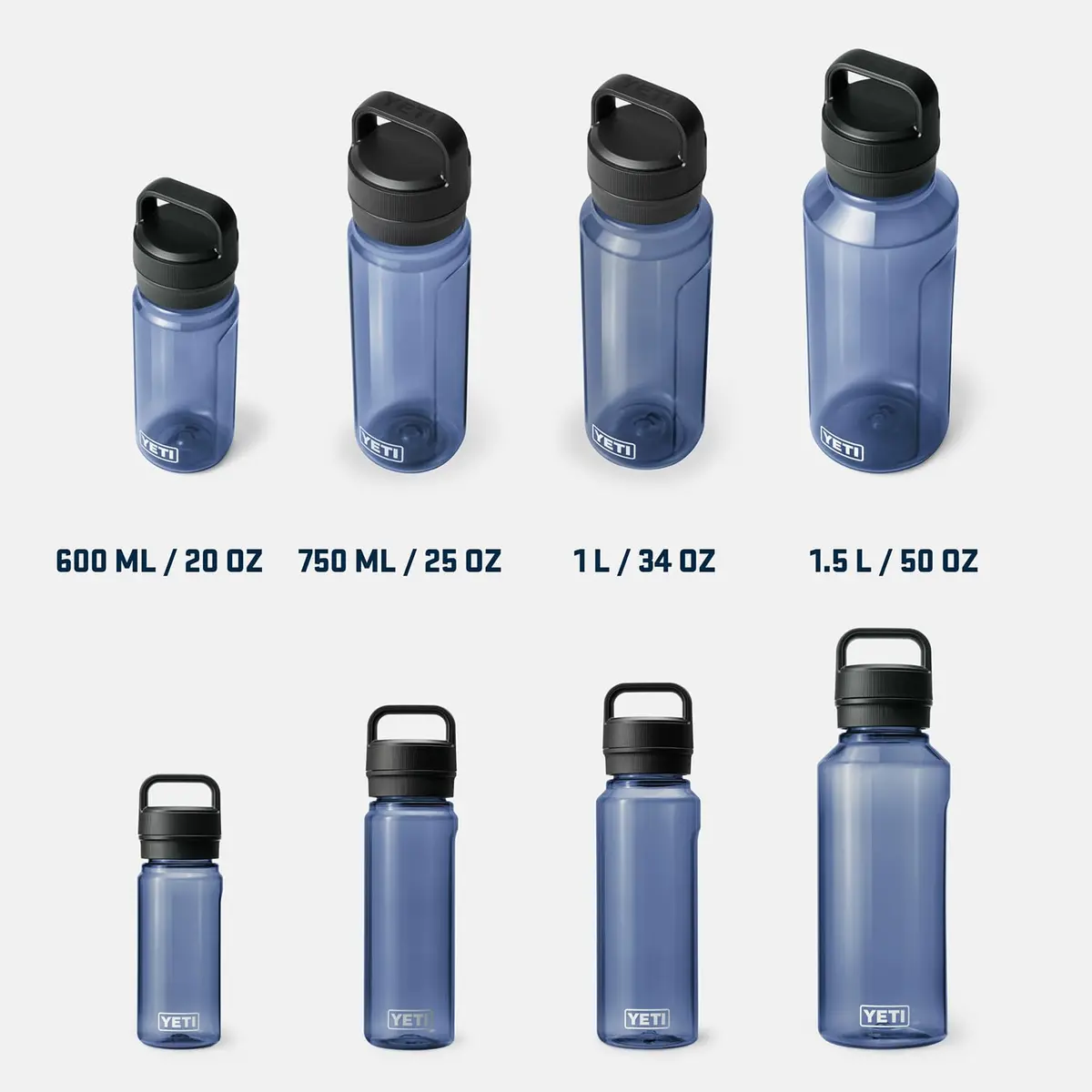 YETI Yonder 1L/34 oz Water Bottle with Leakproof Yonder Chug Cap, Canopy Green | Lightweight & Shatter Resistant - view 5