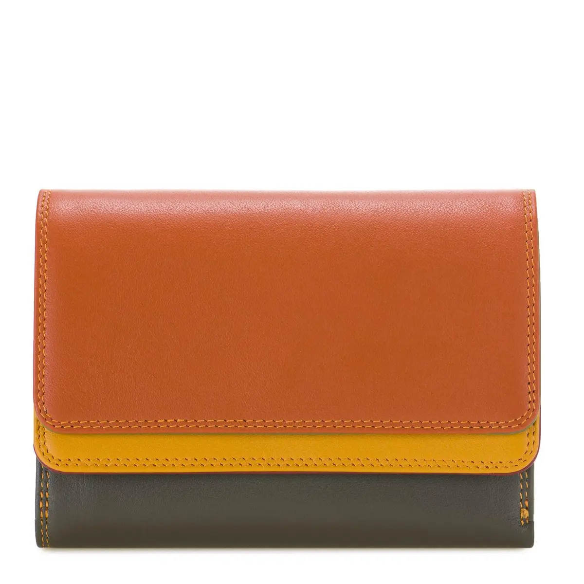 mywalit Double-Flap Wallet Leather Purse | 6 Credit Card Slots | ID Window, Coin Pockets & Pen | Lucca | Classy & Compact Accessory for Men & Women | Perfect for Everyday Use - main product image