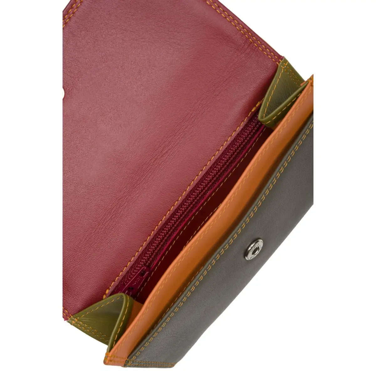 mywalit Double-Flap Wallet Leather Purse | 6 Credit Card Slots | ID Window, Coin Pockets & Pen | Lucca | Classy & Compact Accessory for Men & Women | Perfect for Everyday Use - view 3