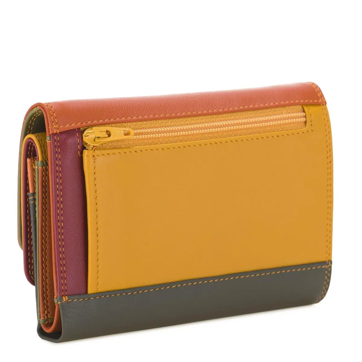 mywalit Double-Flap Wallet Leather Purse | 6 Credit Card Slots | ID Window, Coin Pockets & Pen | Lucca | Classy & Compact Accessory for Men & Women | Perfect for Everyday Use - view 4