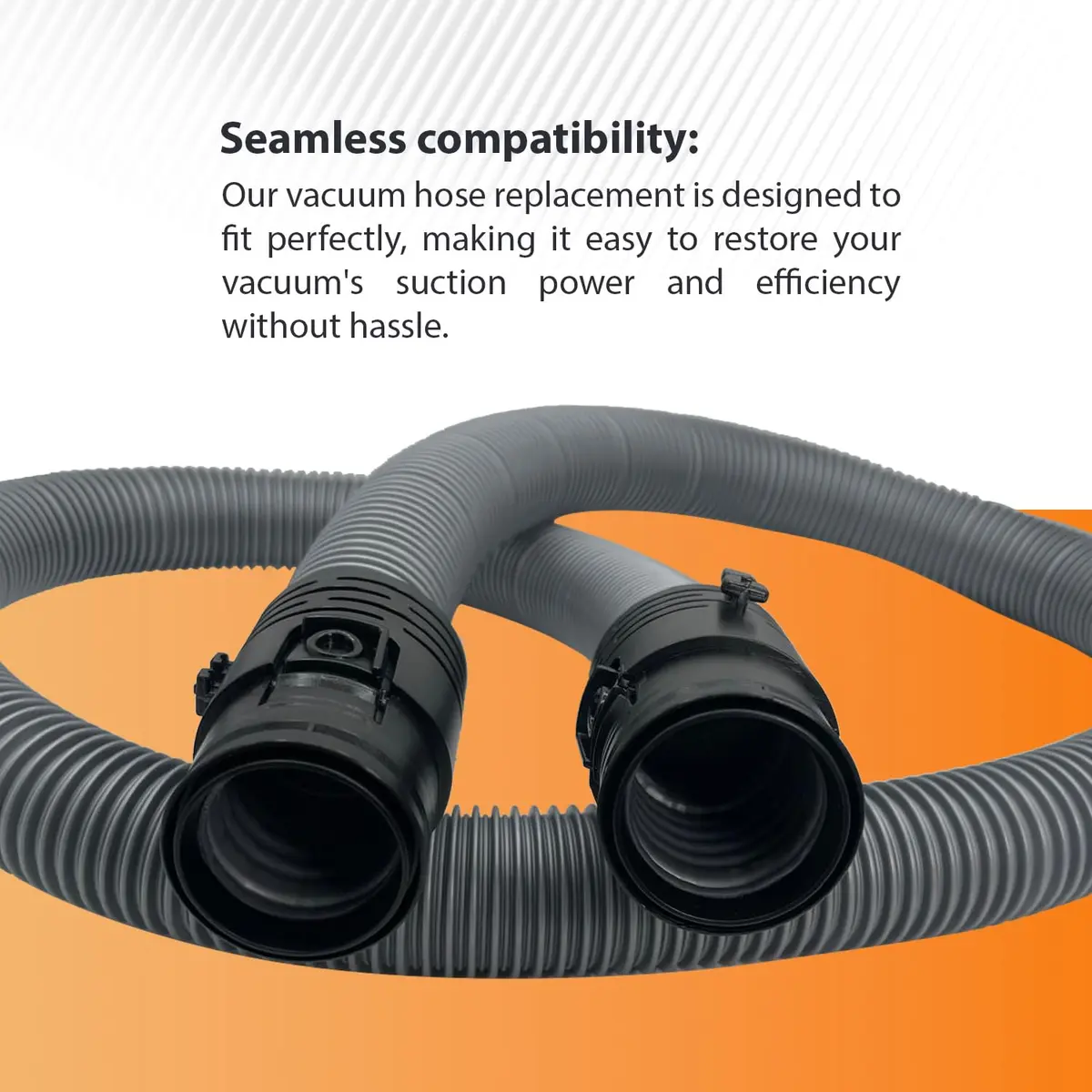 848 Store Grey Suction Hose for Miele Classic C1 Canister Vacuums | 1.6m (5.2 ft) Replacement Part - view 4