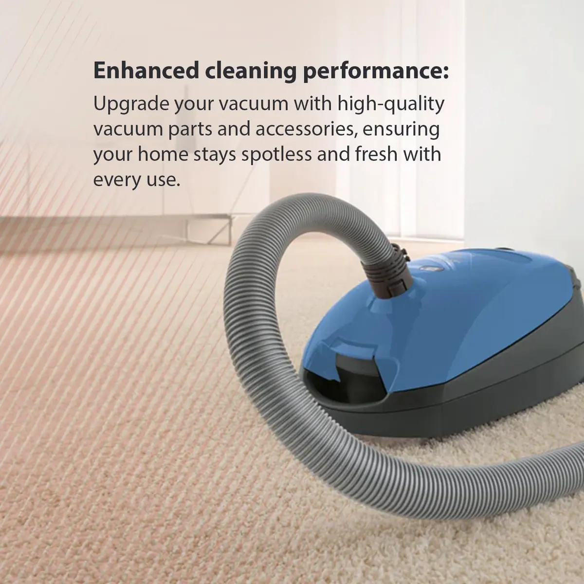 848 Store Grey Suction Hose for Miele Classic C1 Canister Vacuums | 1.6m (5.2 ft) Replacement Part - view 7