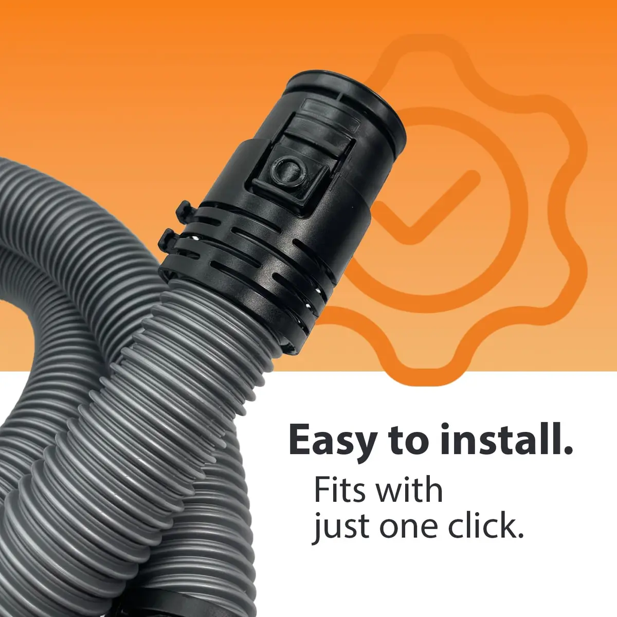 848 Store Grey Suction Hose for Miele Classic C1 Canister Vacuums | 1.6m (5.2 ft) Replacement Part - view 3