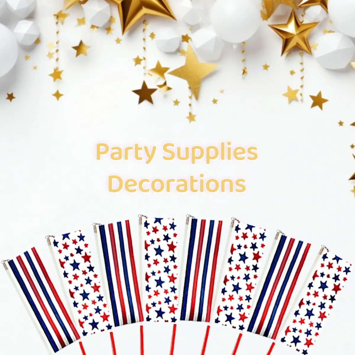 YANMIN 4th of July Party Favors 24pcs Dance Ribbon Wand for Kids 4-12 | Bright, Reusable & Safe for Indoor & Outdoor Celebrations - view 3