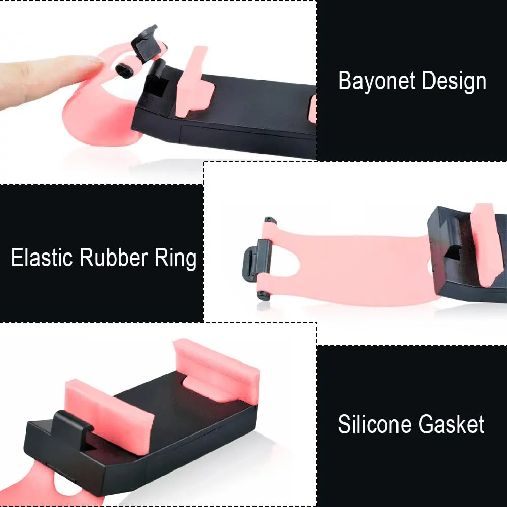 HAOBO Pink Steering Wheel Phone Mount | Portable Electronic Device Mount for iPhone & Samsung - view 4