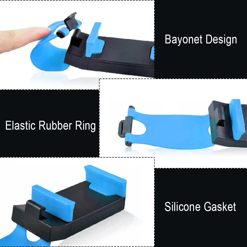 HAOBO Blue Steering Wheel Phone Mount | Fits Phones 55-75mm Wide - view 4