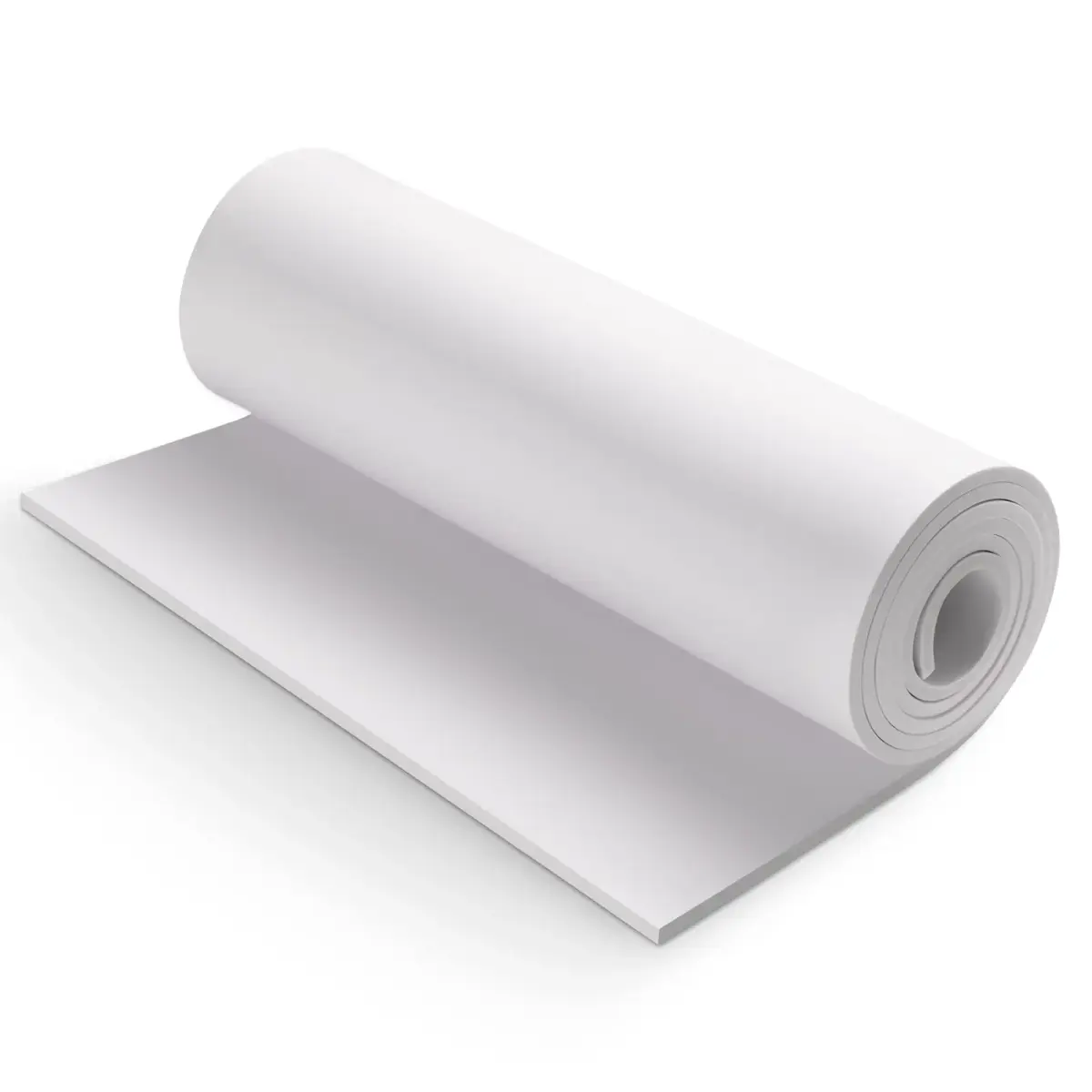 MEARCOOH White EVA Foam Roll 4mm Thick (150cm x 35.5cm) | High Density 86kg/m³ Cosplay Craft Foam - main product image
