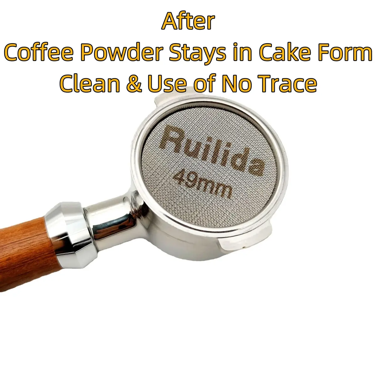 Ruilida Espresso Puck Screen 49mm | Reusable Stainless Steel Filter Plate for Espresso Portafilter (49mm) - view 4