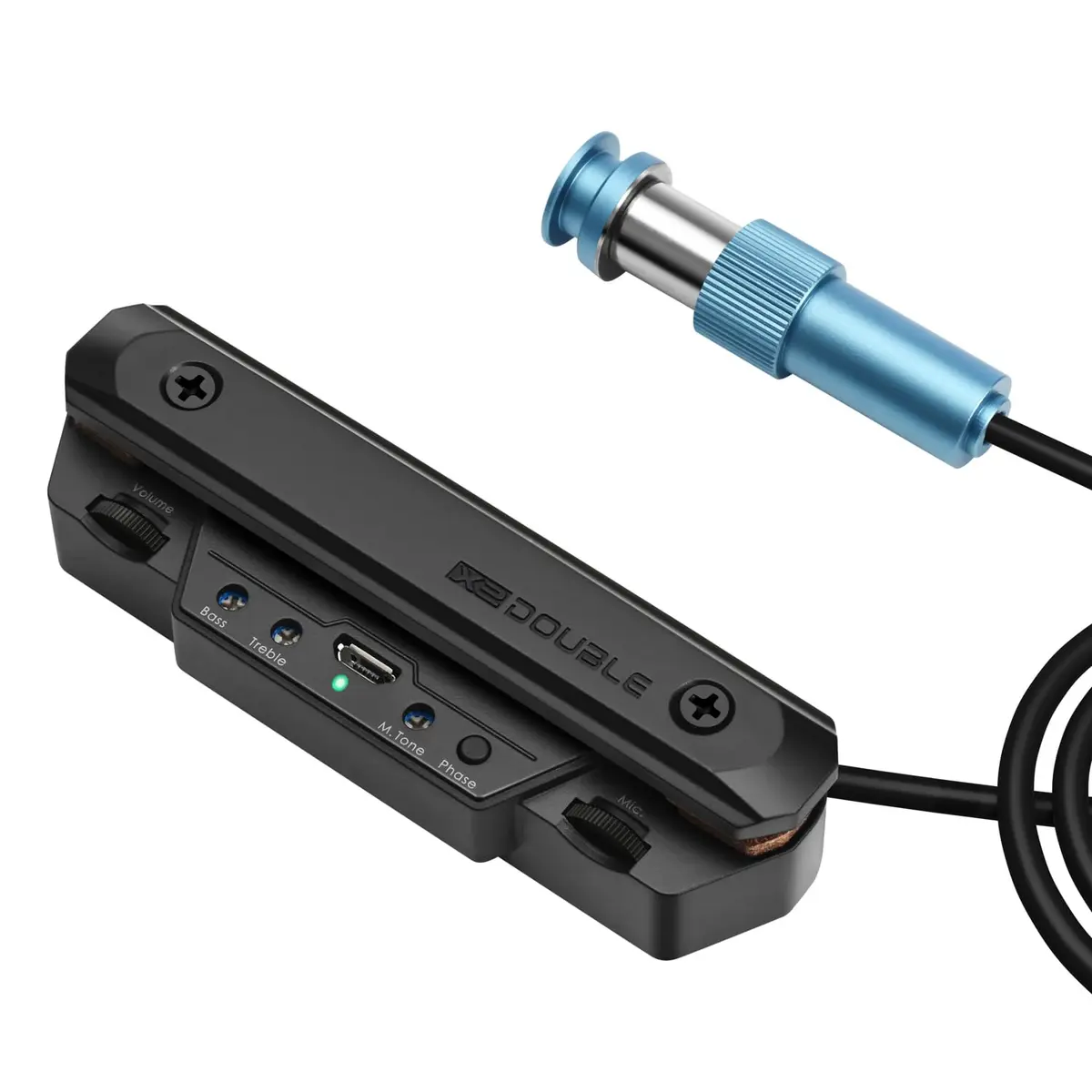 SUNYIN Acoustic Guitar Pickup Rechargeable Active Soundhole Adjustable Magnetic Coil - main product image