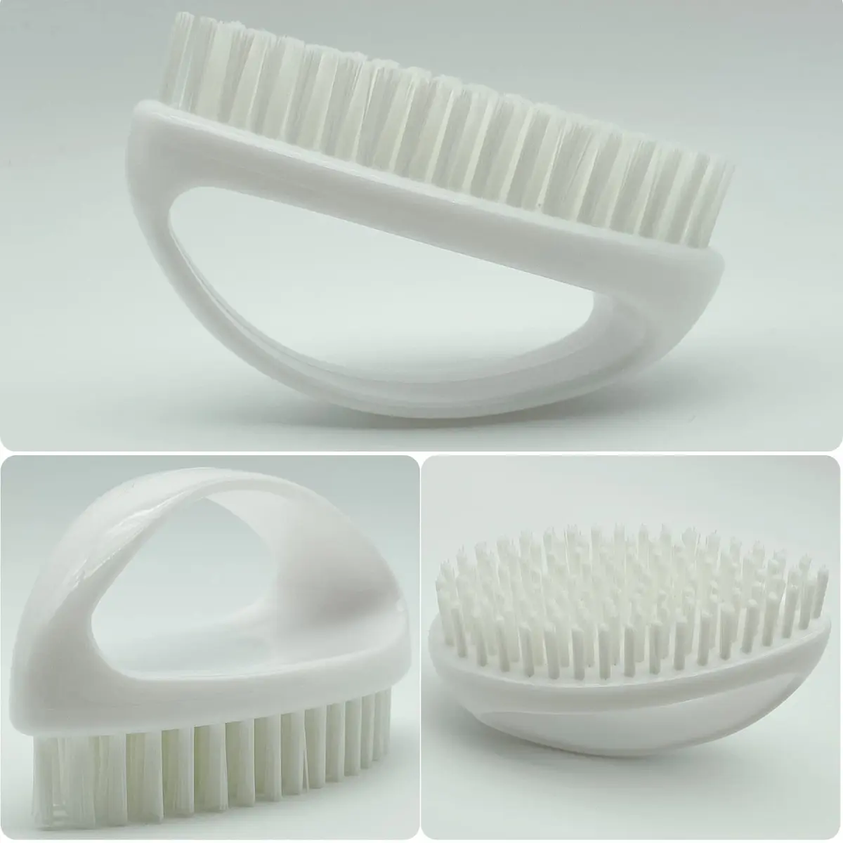 GKETN Nail Brush for Cleaning Fingernails Stiff Nylon Bristles Scrub Hand | Heavy Duty, Durable & Effective - view 4