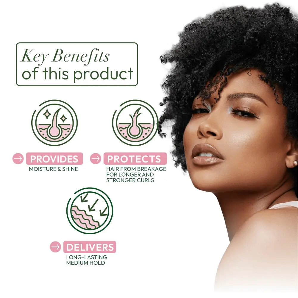 ORS Curlshow Curl Creator Gel, 16 oz | Collagen & Avocado Oil for Strength & Length - view 3