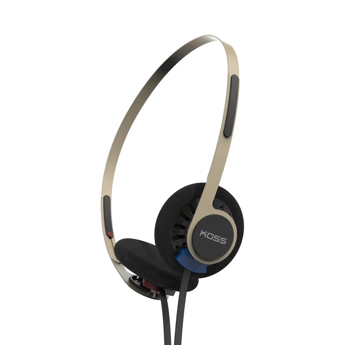 Koss KPH40 Utility On-Ear Headphones Rhythm Beige | Detachable Cord & 3.5mm Jack - view 2