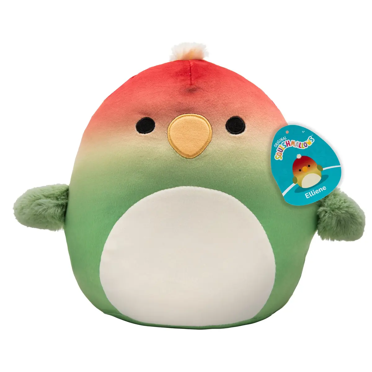 Squishmallows 8-Inch Elliene Parrot Plush | Vibrant Rainbow-Colored Cuddle Companion - main product image
