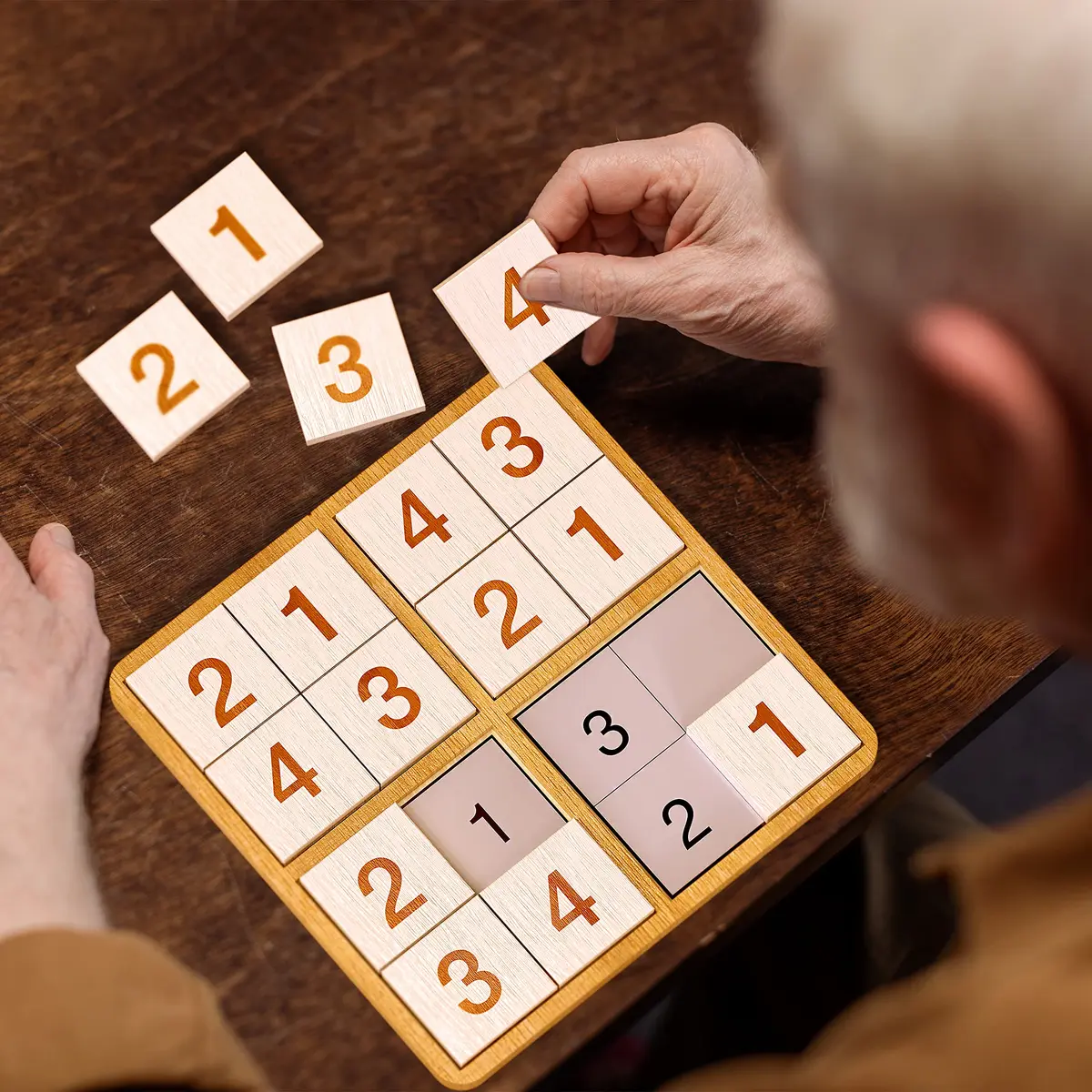 Keeping Busy Sudoku Dementia Activities for Seniors | Alzheimer Products for Elderly Patients | Fun Memory Game Toy & Cognitive Brain Puzzle for Senior Citizens w/Memory Loss or Alzheimers - view 6