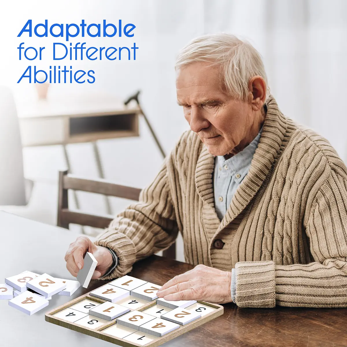 Keeping Busy Sudoku Dementia Activities for Seniors | Alzheimer Products for Elderly Patients | Fun Memory Game Toy & Cognitive Brain Puzzle for Senior Citizens w/Memory Loss or Alzheimers - view 7