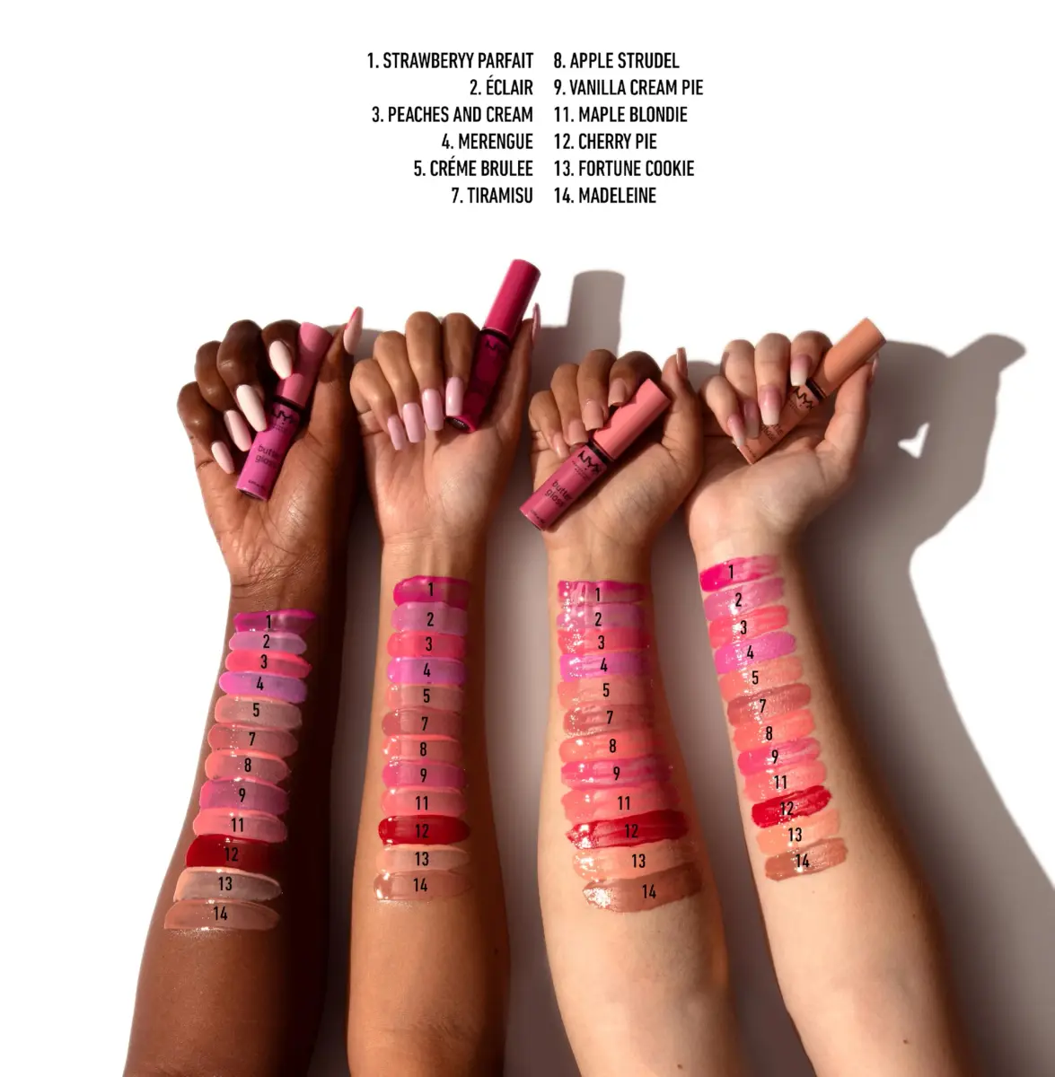 NYX PROFESSIONAL MAKEUP Butter Gloss, Tiramisu Brown (Pack of 2) | Non-Sticky, Sheer-Medium Coverage - view 6