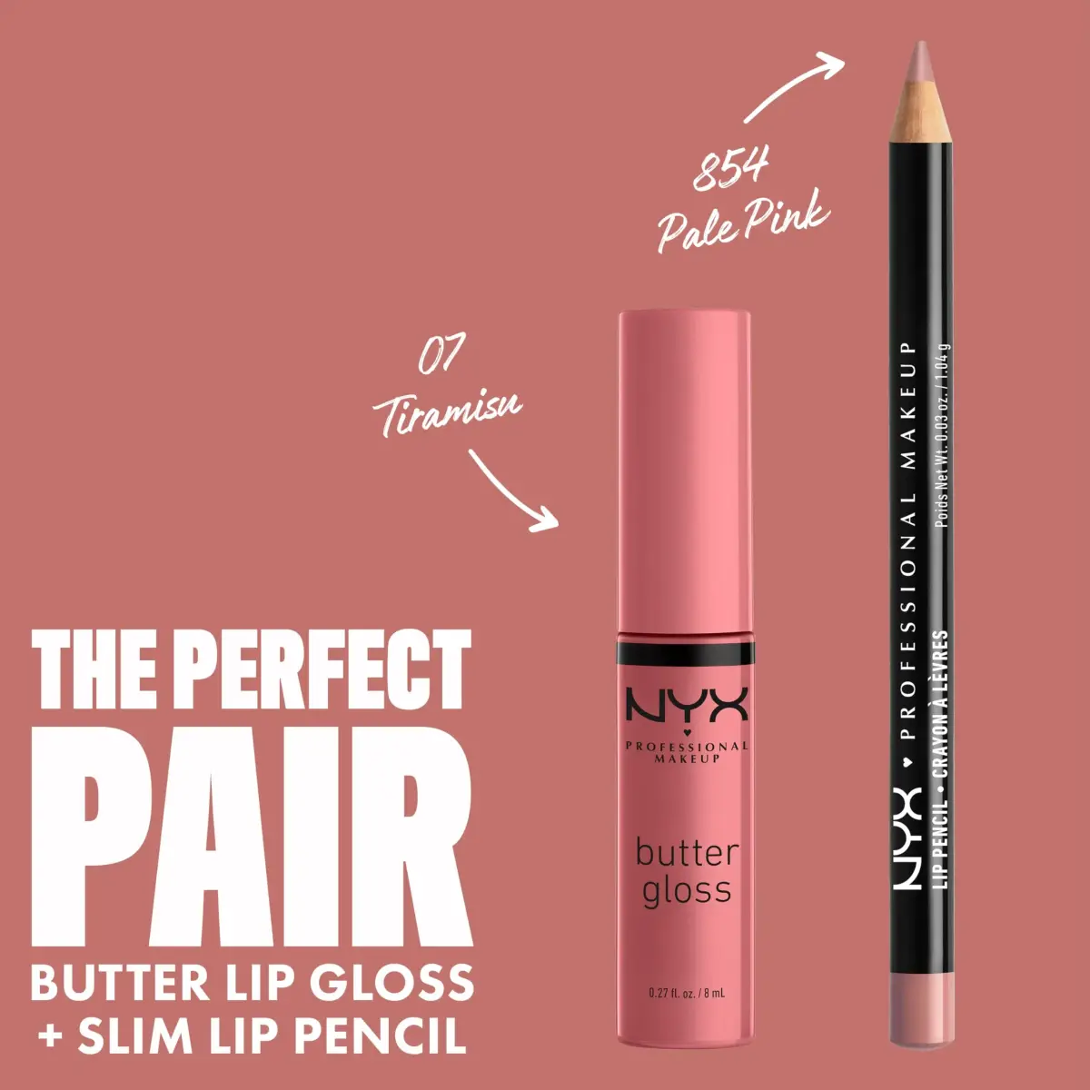 NYX PROFESSIONAL MAKEUP Butter Gloss, Tiramisu Brown (Pack of 2) | Non-Sticky, Sheer-Medium Coverage - view 4