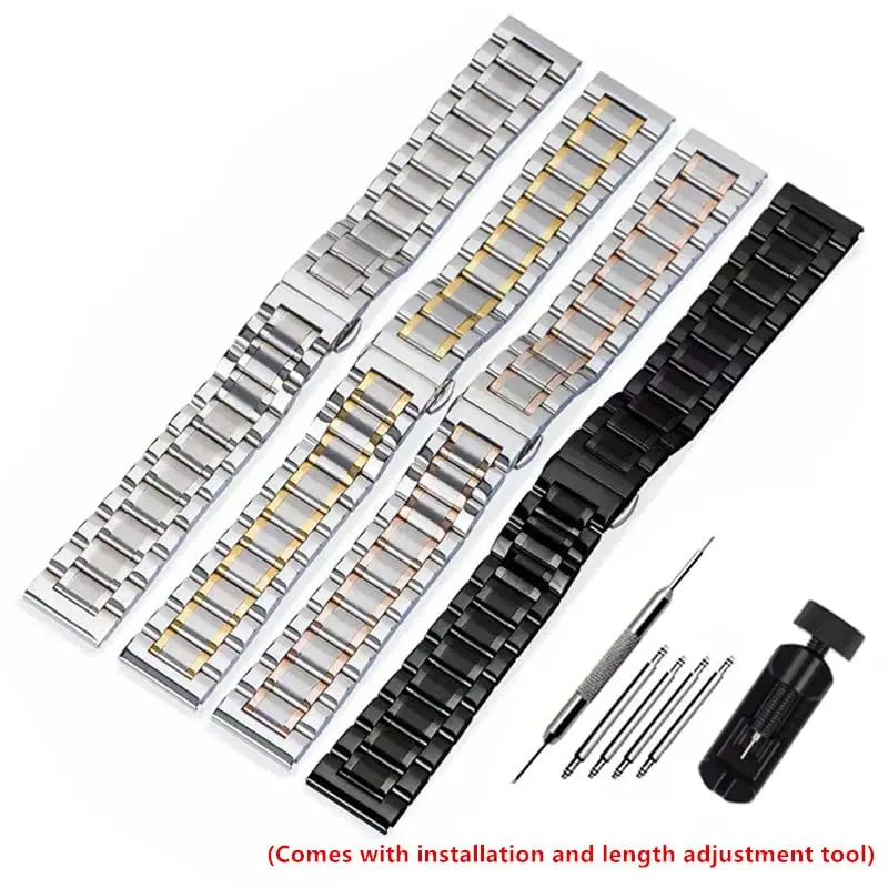 Niziruoup Stainless Steel Watch Band 20mm (0.79in) | Universal Metal Watch Strap for Smartwatches & Traditional Watches - view 11