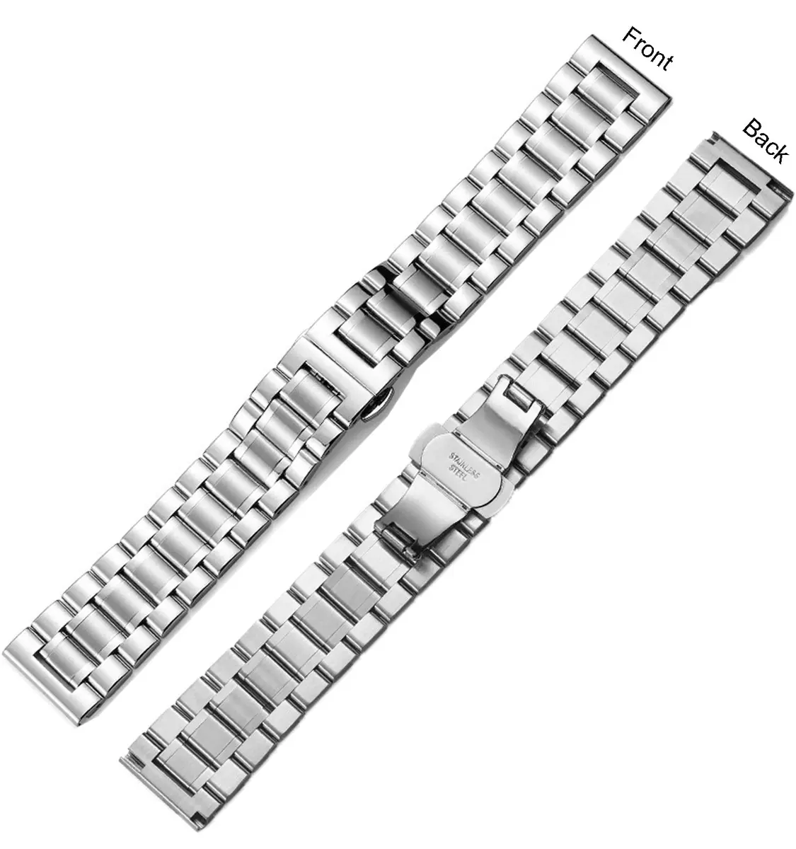Niziruoup Stainless Steel Watch Band 18mm (0.71 in) | Universal Metal Watch Strap for Smartwatches and Traditional Watches - view 8
