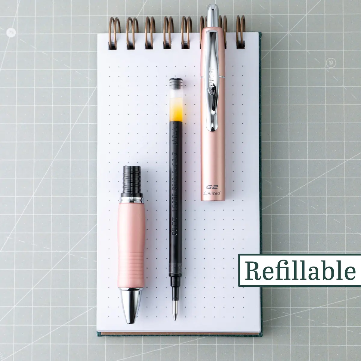 PILOT G2 Limited Gel Pen, Fine Point 0.7mm, Rose Gold Barrel | Smooth Ink Flow Writing Instrument - view 3