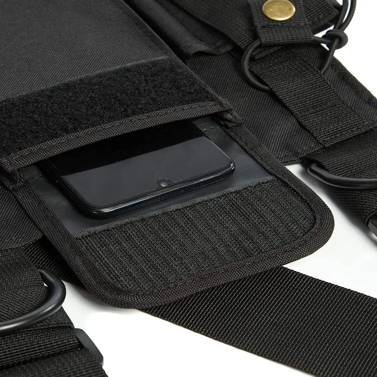 LUITON Radio Shoulder Holster Chest Harness Holder Vest Rig for Two Way Radio 4 Pack | Adjustable Nylon Chest Pouch for Kenwood, Baofeng, Retevis - view 5