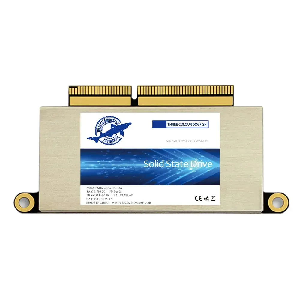 Dogfish 1TB NVMe PCIe Gen3x4 M.2 SSD for MacBook Pro A1708 (2016-2017) | Upgrade Internal Solid State Drive - main product image