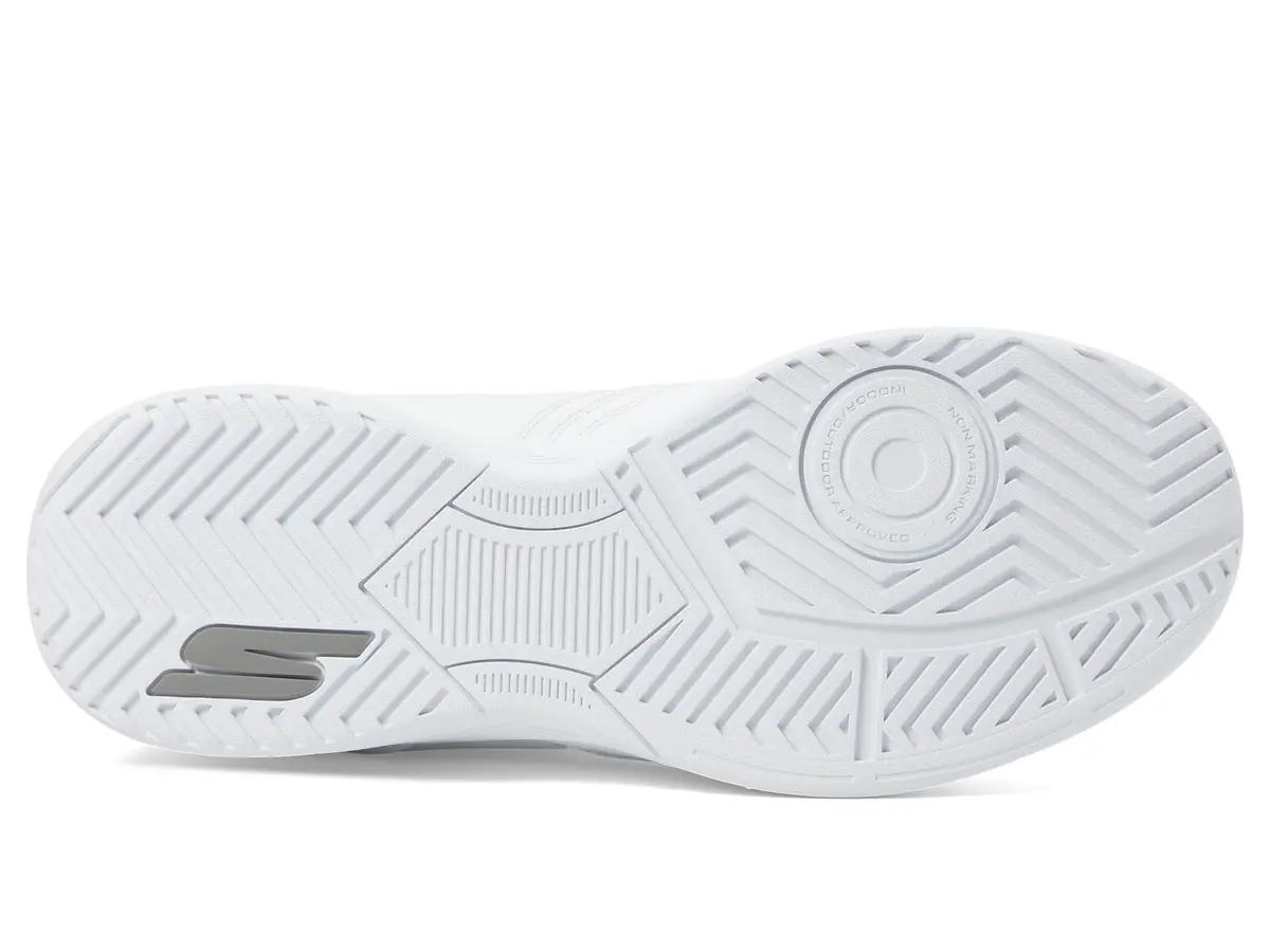 Skechers Men's Viper Court Smash Pickleball Sneakers, White, 8 X-Wide | Athletic Court Performance - view 4