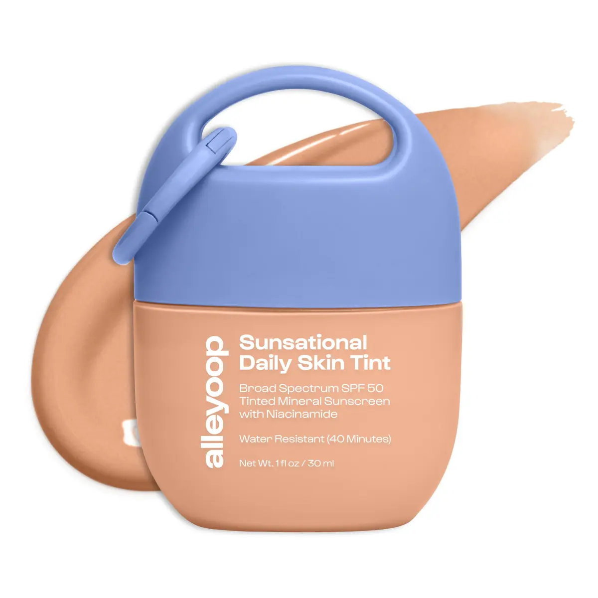 ALLEYOOP Sunsational Tinted Mineral Sunscreen SPF 50 | Buildable, Lightweight, No White Cast (70-120 chars) - main product image