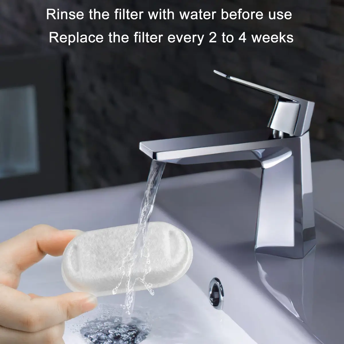 Lawfery Cat Water Fountain Filter Replacement 8+8 Pack | 3.2L Stainless Steel & Bento Fountain - view 7