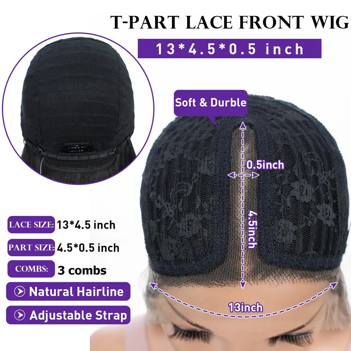 Joedir 32" Deep Curly Wavy Lace Front Synthetic Wig 32in | Heat-Resistant, Pre Plucked Hairline - view 6