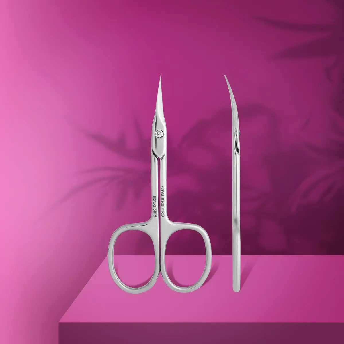 STALEKS PRO Expert 50 Cuticle Scissors - Stainless Steel, Extra Fine Curved Blade for Precise Cuticle Trimming - view 5