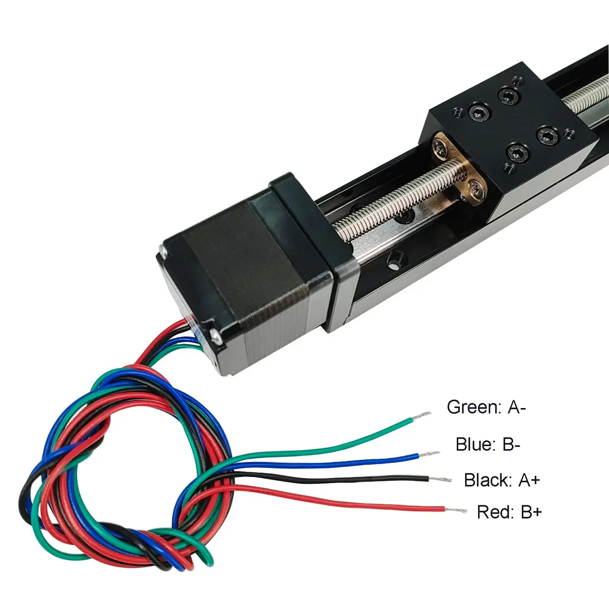 Befenybay 250mm Linear Rail Guide T6x1 with NEMA11 Stepper Motor (250mm Effective Travel) - view 6