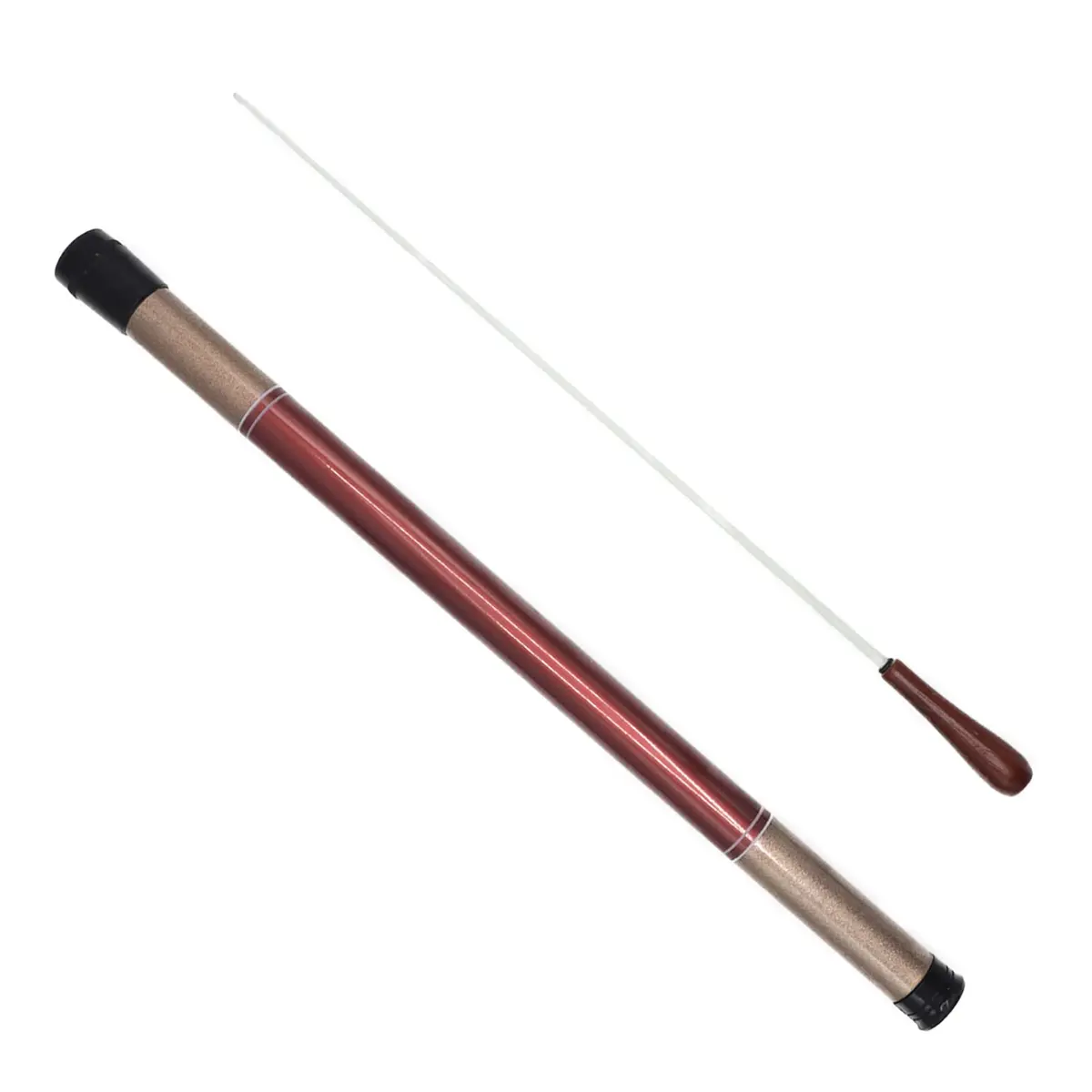 Cheerock Rosewood Handle Conducting Baton 15 Inch with Case | Balanced Weight for Precise Movements - main product image