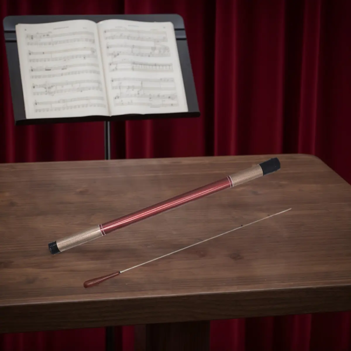 Cheerock Rosewood Handle Conducting Baton 15 Inch with Case | Balanced Weight for Precise Movements - view 5
