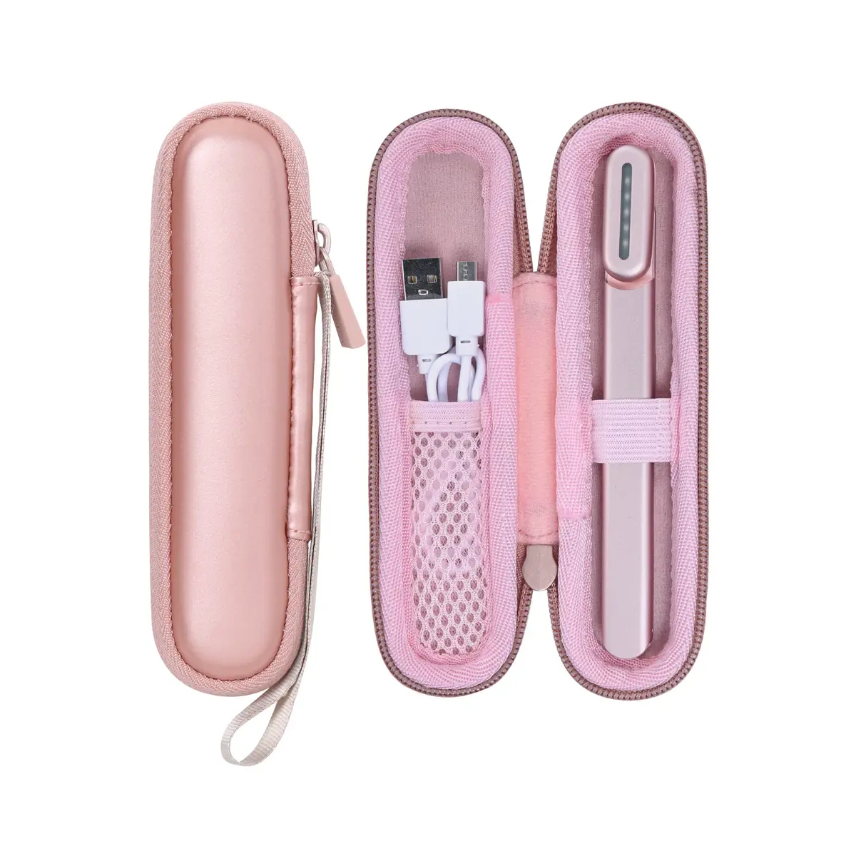 co2CREA Hard Carrying Case for SolaWave 4-in-1 Facial Wand, Pink | Shockproof Waterproof Travel Storage - main product image